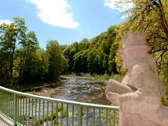 Blick auf Zschopau bei Ringethal ©W. Siesing