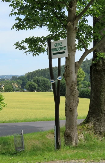 Blick nach Sohland auf den Hohberg