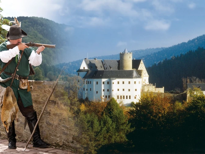 Burg Scharfenstein mit Karl Stülpner