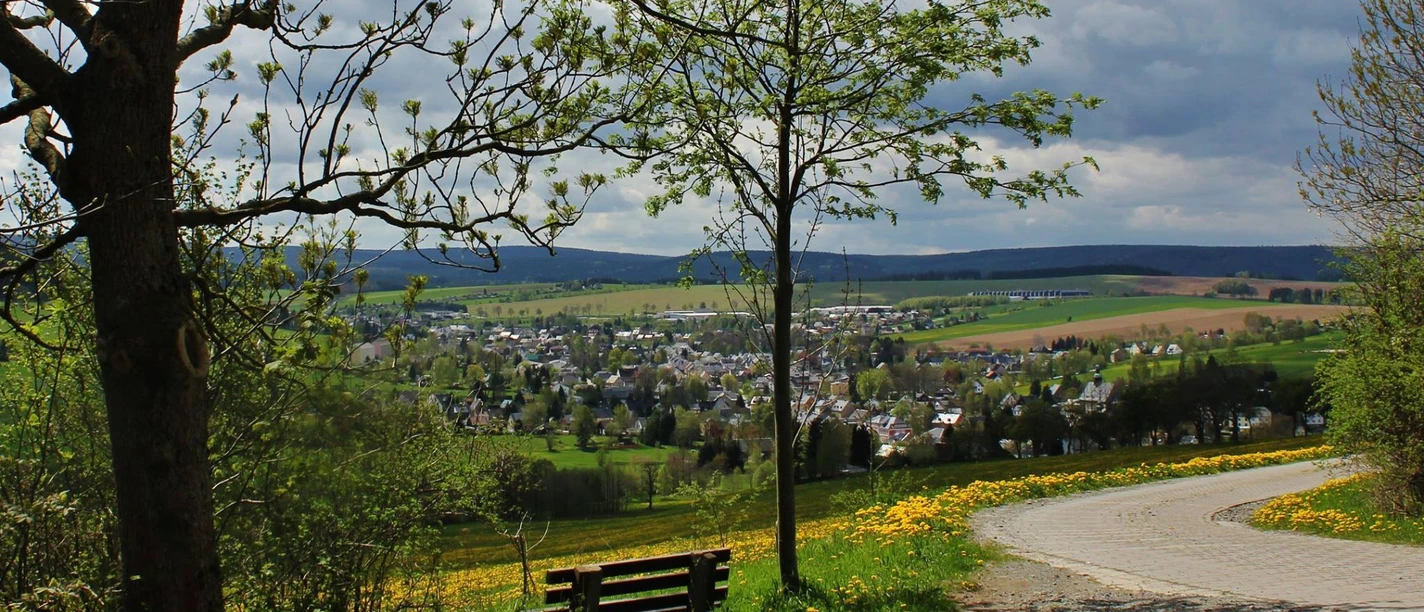 Blick vom Liebenstein auf Crottendorf