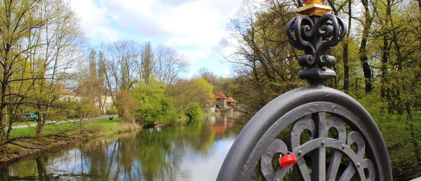 Brücke über die Weiße Elster