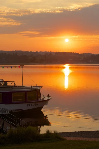 Schifffahrt auf der Pöhl