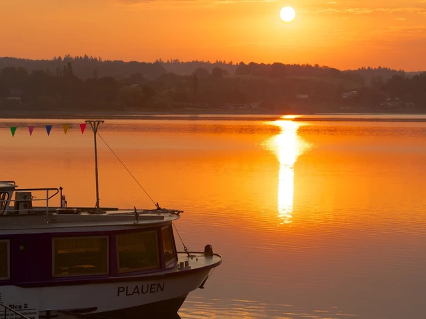 Schifffahrt auf der Pöhl