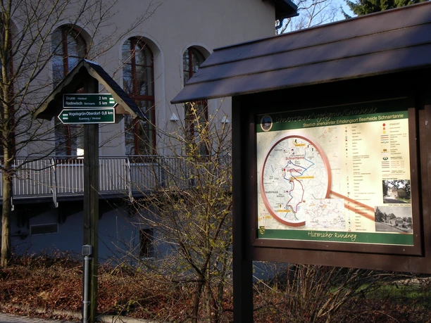 Wanderkarte Vogelsgrüner Rundweg am Haus des Gastes Vogelsgrün
