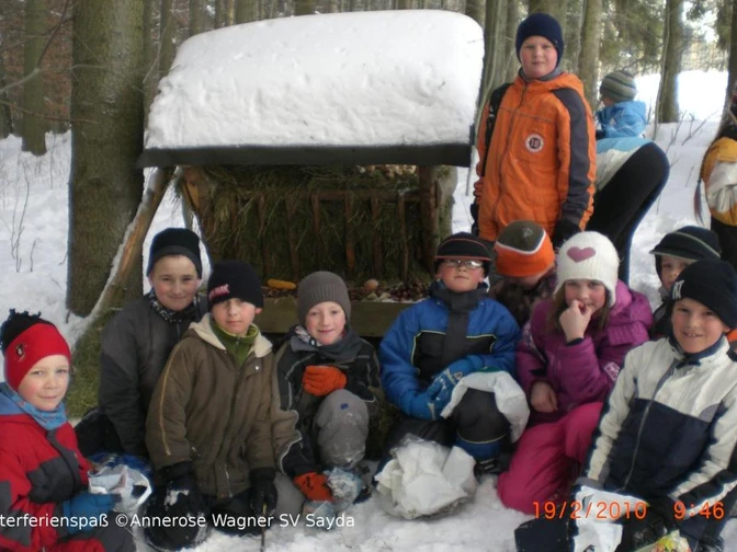 Winterferienspaß in Sayda