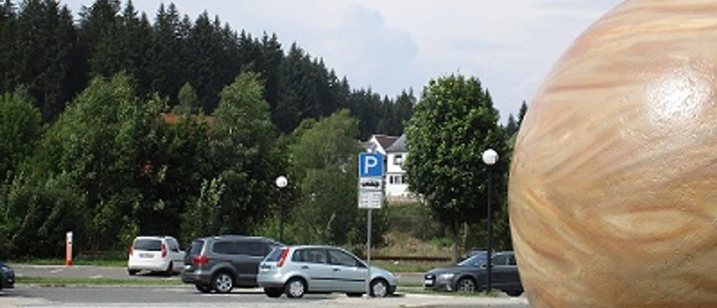 P an der Dt. Raumfahrtausstellung Morgenröthe Rautenkranz
