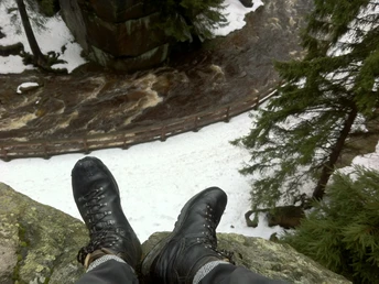 Auf dem Nonnenfelsen