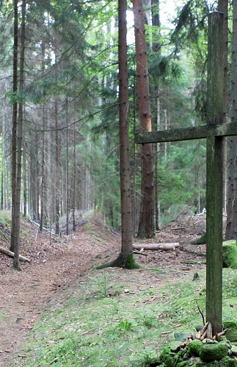 Pilgerkreuz am Heiligen Weg