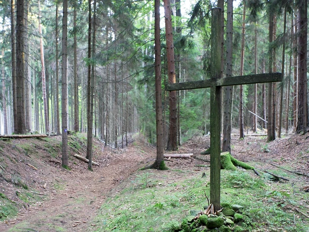Pilgerkreuz am Heiligen Weg