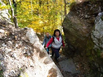 Bastei Thum Aufstieg