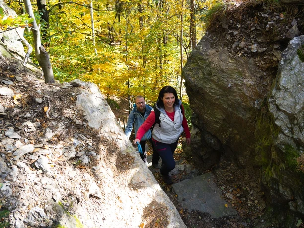 Bastei Thum Aufstieg