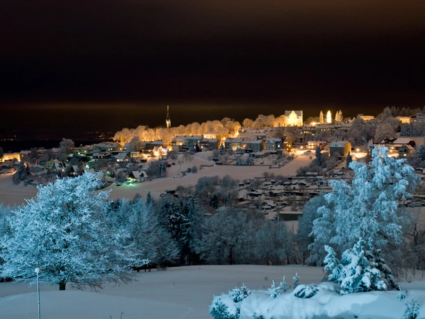 Impressionen Schöneck bei Nacht