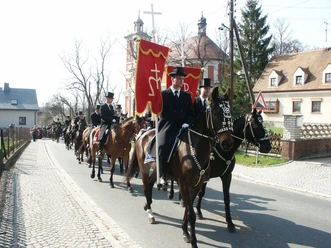 Osterreiter in Nebelschütz