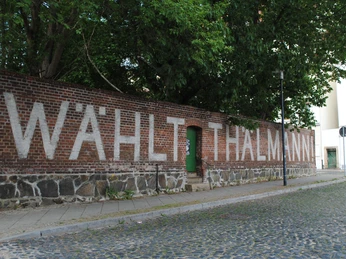 Filmkulisse: "Wählt Thälmann!", Görlitz