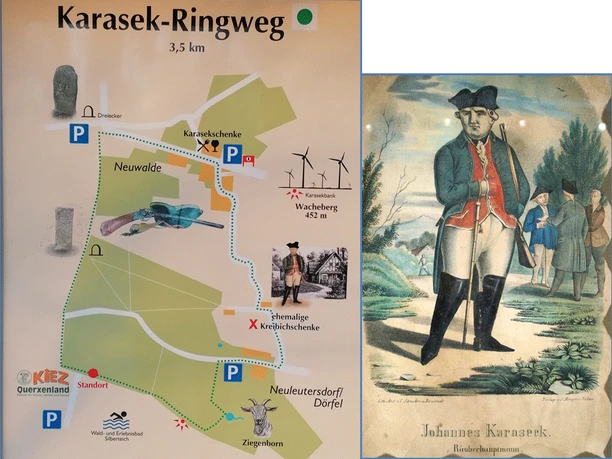 Tafelentwurf: Dietmar Eichhorn, Wegewart Leutersdorf