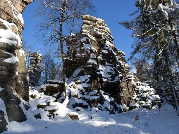 Greifensteine im Winter