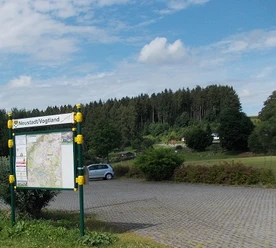 Parkplatz Neustadt Vogtland OT Poppengrün