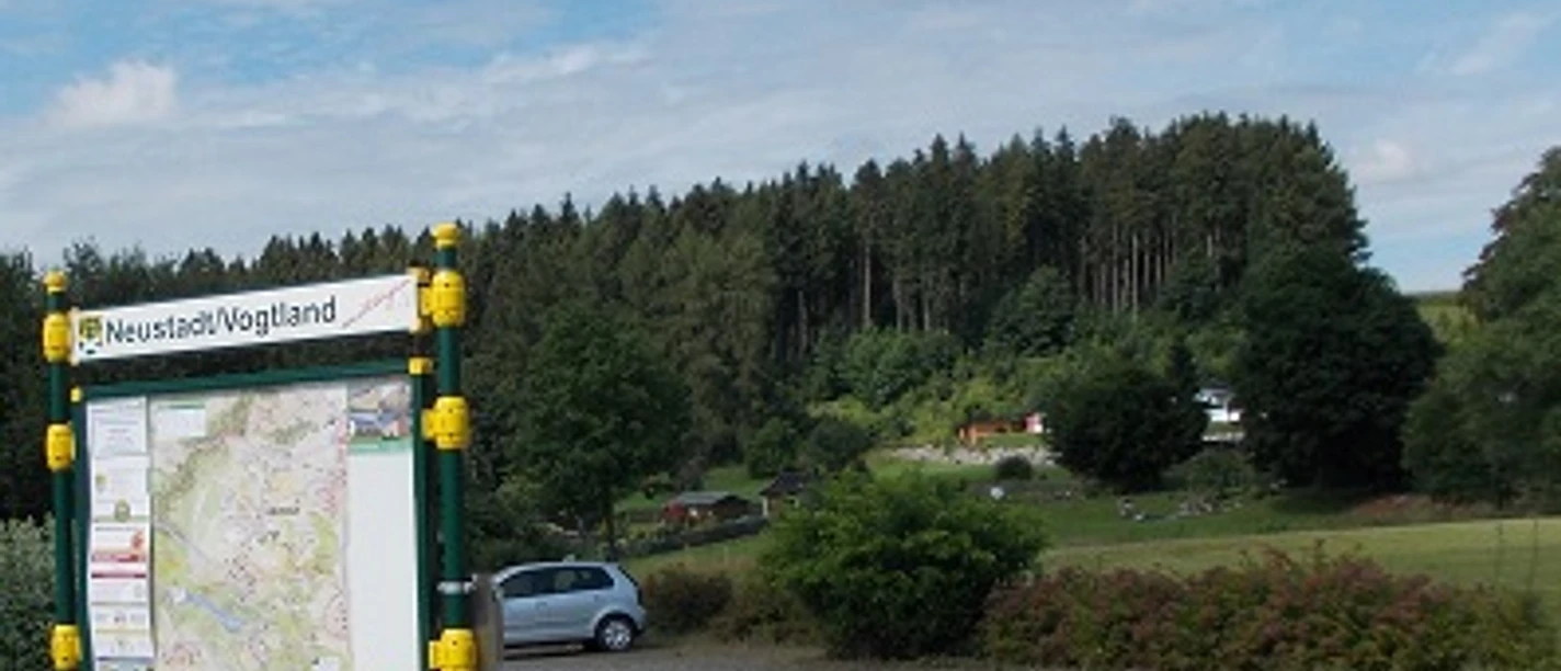 Parkplatz Neustadt Vogtland OT Poppengrün