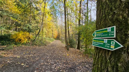 Waldquellenrundweg Langenwolschendorf - Wegweiser