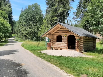 Schutzhütte am Jungfernsprung
