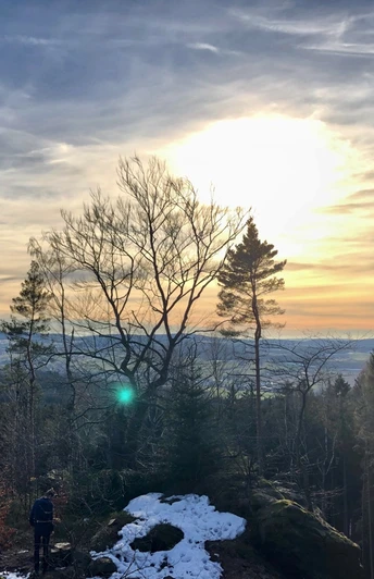 Ausblick vom Kleinen Hirschenstein