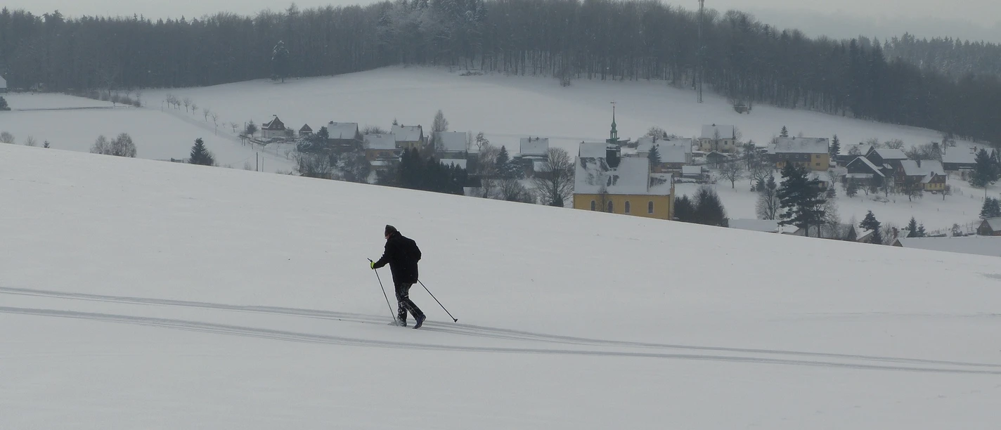 Winterlandschaft bei Hinterhermsdorf