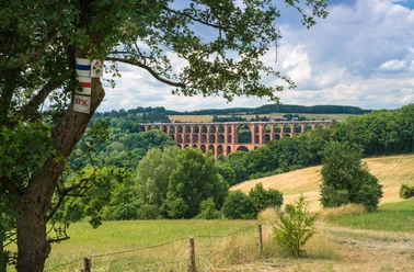 Göltzschtalbrücke Blick aus Richtung Friesen