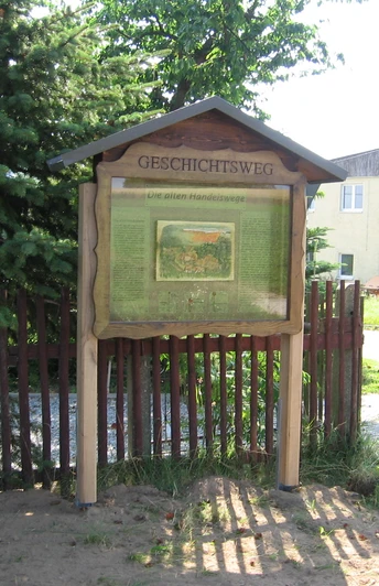 Schaukasten 1: Die alten Handelswege