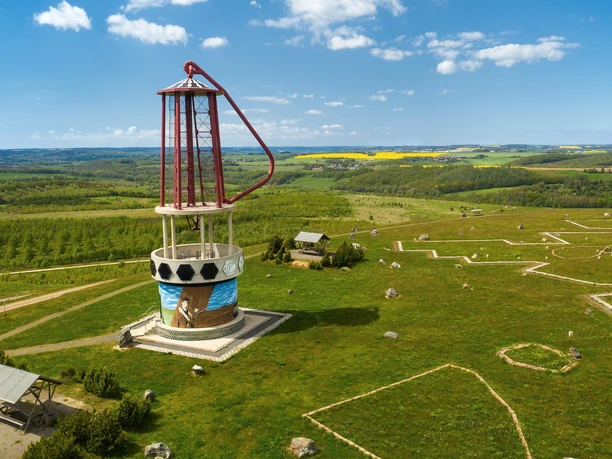 Elstersteigen 4 Ronneburg Grubengeleucht Schmirchauer Höhe Ronneburg