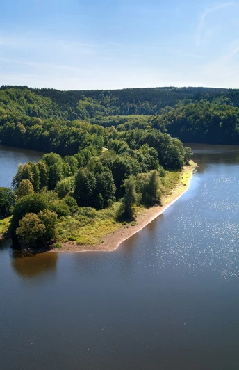 Schloss Burgk Schleiz_Blick auf die Saale