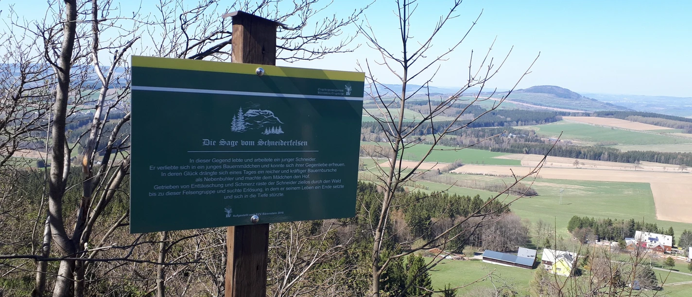 Blick vom Bärenstein nach Norden