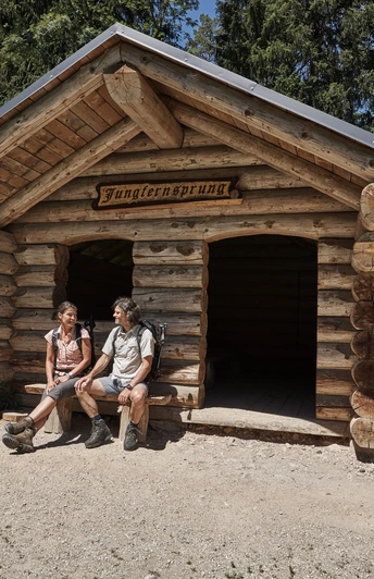 Schutzhütte am Jungfernsprung