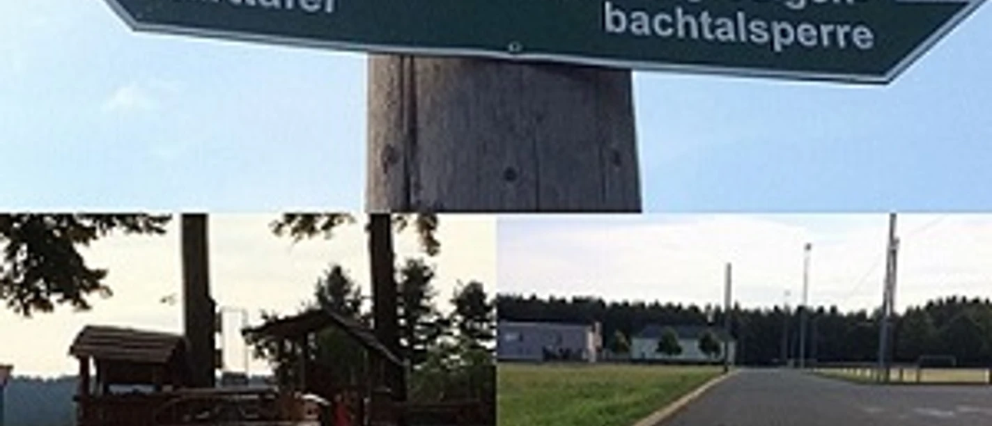 Parkplatz und Start für Felsenweg 3a und 3b