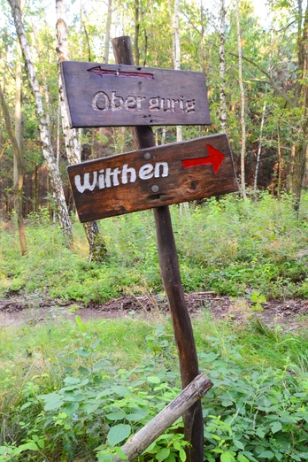 Wanderschild Obergurig- Wilthen