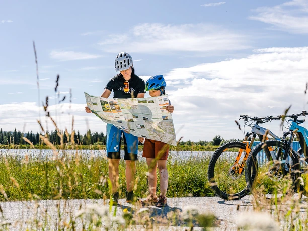 Fahrradfahren am Galgenteich