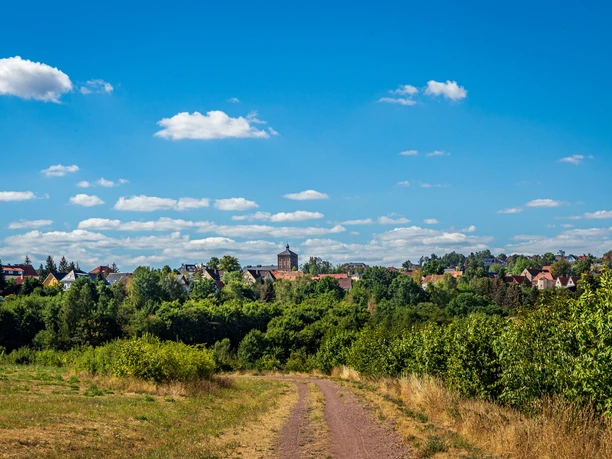 Blick Richtung Bannewitz mit Marienschacht