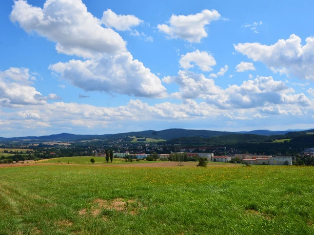 Blick auf Wilthen ( von Galgenberg aus)