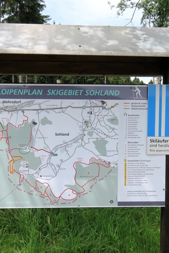 Loipenplan Parkplatz Bauhof Sohland