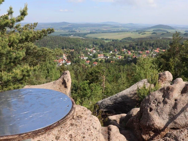 Ausblick vom Carolafels