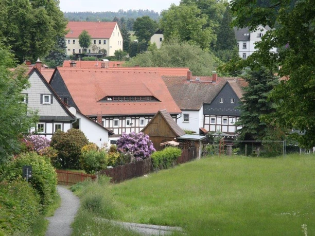 Umgebindehäuser in Großschönau