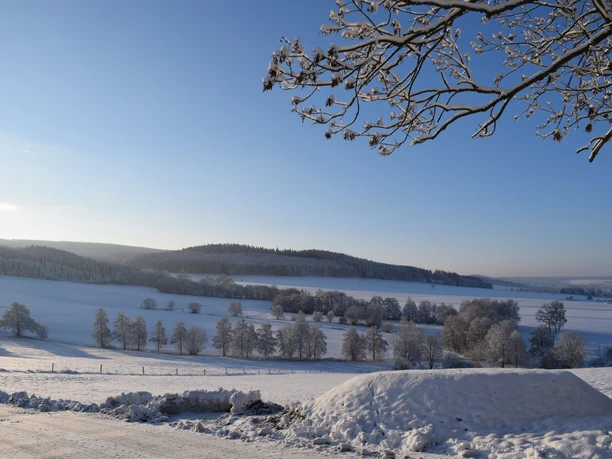 Winterlandschaft Zwönitz OT Dorfchemnitz