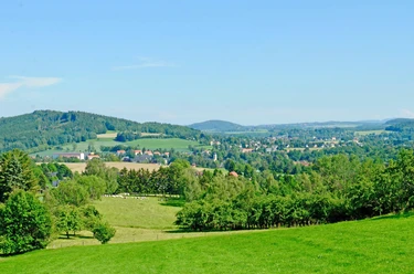 Blick auf Oppach