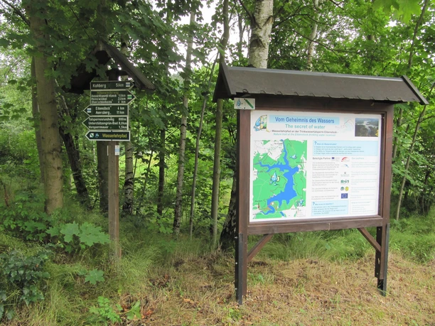 Infotafel am Wasserlehrpfad Eibenstock