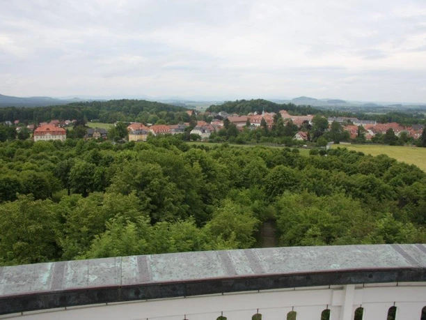 Ausblick vom Altan Richtunh Herrnhut
