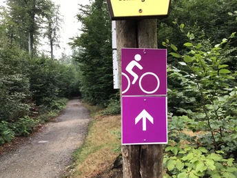 Markierung der Route 2