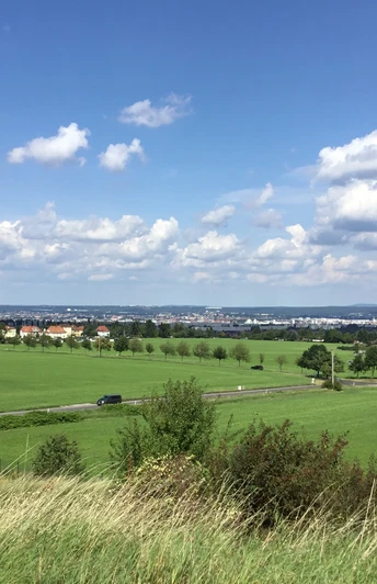 Aussicht über Dresden