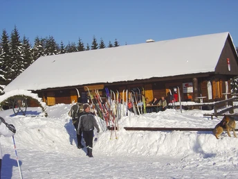 Loipenhaus am Kammloipeneinstieg