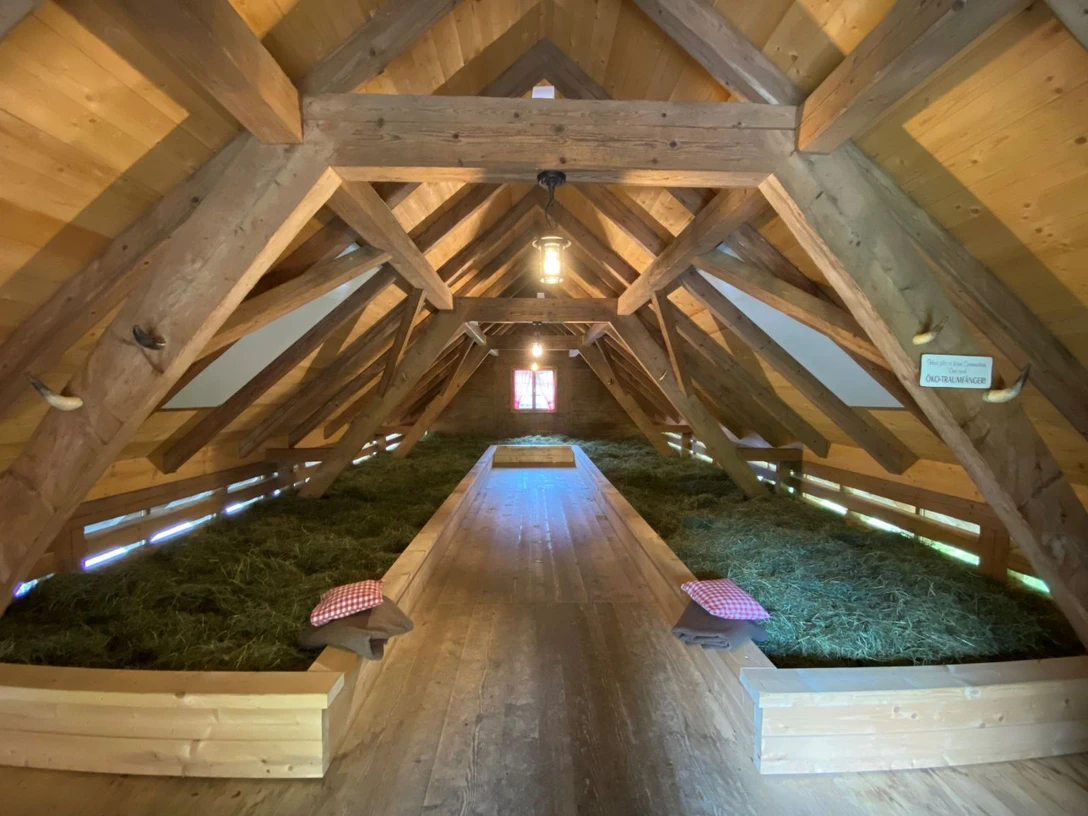 Schlafen im Bergheu Unterlauelen