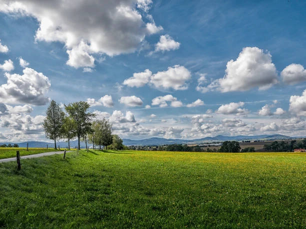 Aussicht ins Zittauer Gebirge