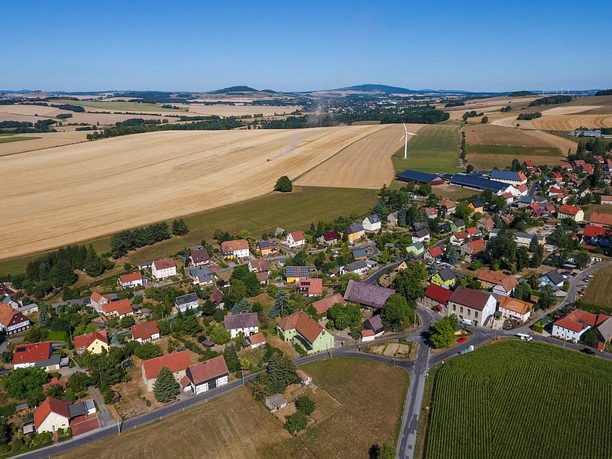 Mittelherwigsdorf von Oben